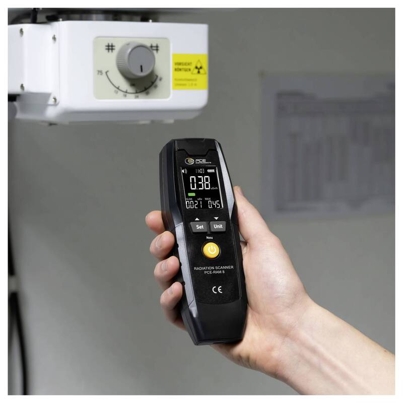 PCE Instruments Geigerzähler Strahlungsmesser Dosismessgerät Röntgen PCE-RAM558 - 4250348733184