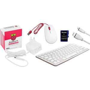 B-Ware Raspberry Pi 400 Single-Board-Computer Starter-Kit 4GB 4x1.8GHz Maus HDMI-Kabel