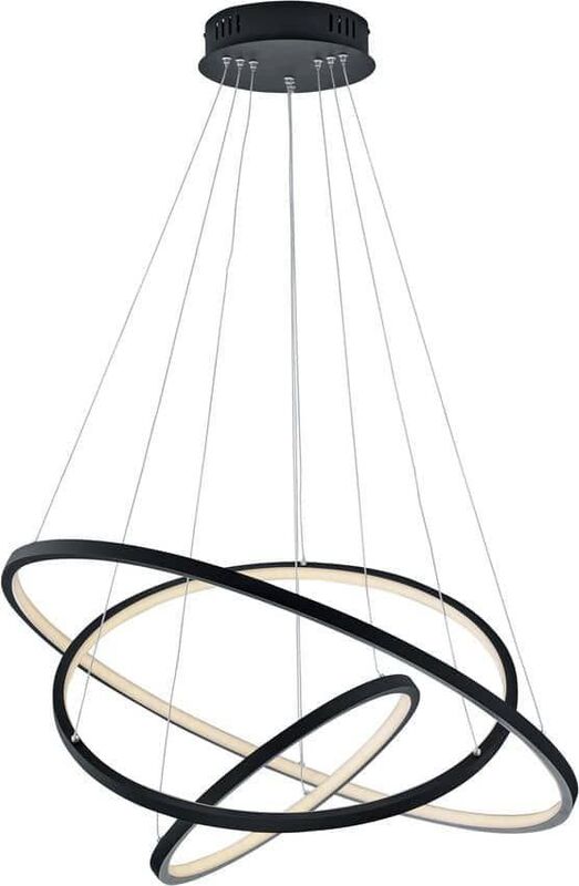 Trio Lighting Pendelleuchte Hängelampe LED WiZ smart anthrazit Aaron dimmbar - 4017807473308