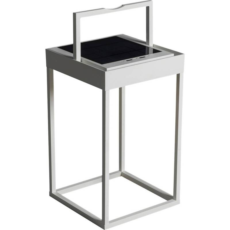 Konstsmide Solar-Dekoleuchte Portofino LED Gartenleuchte warmweiß 3.7W weiß - 7318307815252