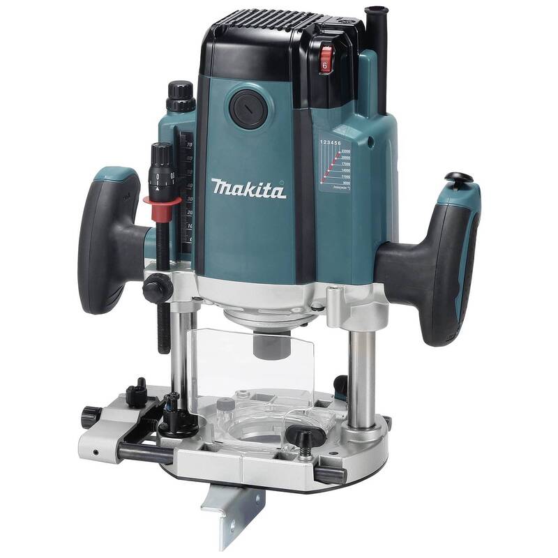 Makita Oberfräse Fräse 2300W MAKPAC Set Werkzeugaufnahme 12mm Blau - 88381782968