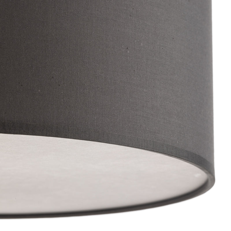 TK-Lighting Deckenleuchte Rondo grau LED Lampe dimmbar Metall Ø 30 cm 13 cm hoch - 5901780533328