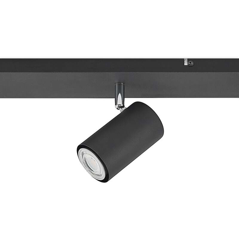 Lindby Deckenstrahler Joffrey LED Strahler 6-flg dimmbar schwarz 116cm IP20 - 4251911728590