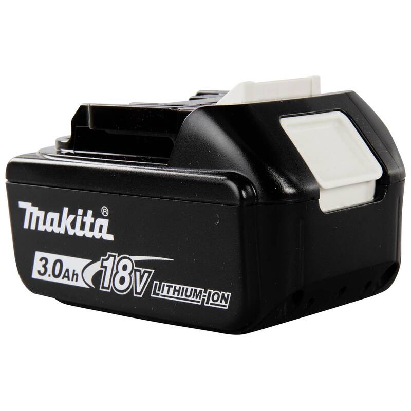 Makita Werkzeug-Akku BL 1830B 18V 3Ah Li-Ion wiederaufladbar schwarz 113x75mm - 88381464055