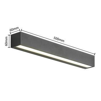 Arcchio Wandleuchte Wandlampe LED Lengo grafit Farbwechsel Warmweiß Tageslicht I - 4251911713985