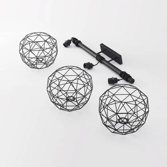 Lindby Paridimo Hängelampe Hängeleuchte Pendellampe Lampe Leuchte Stahl 3 flg. - 4251911737950