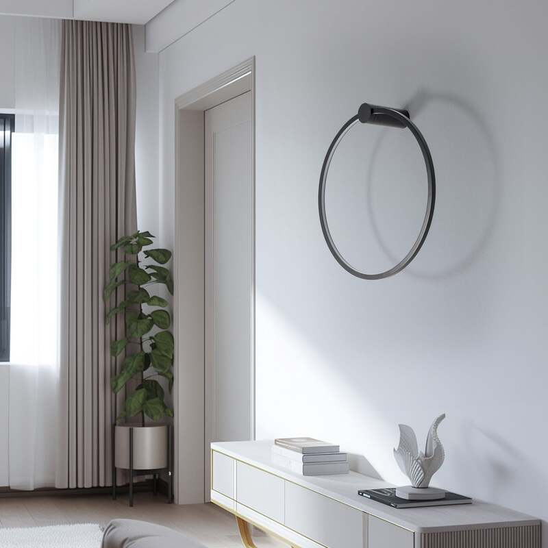 Milagro Wandleuchte Wandlampe Saturno LED schwarz Aluminium 4.000 K Ø 50 cm 25 W - 5902693788508
