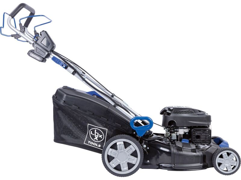 LUX-TOOLS Benzinrasenmäher B-RM-46-AE B Mäher Gartenpflege 46cm für 1500m² - 4007872348700