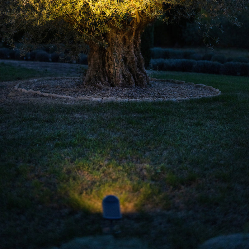 Les Jardins Außenstrahler OJE LED Gartenleuchte dimmbar grau IP66 Timer 600 - 0000010044446