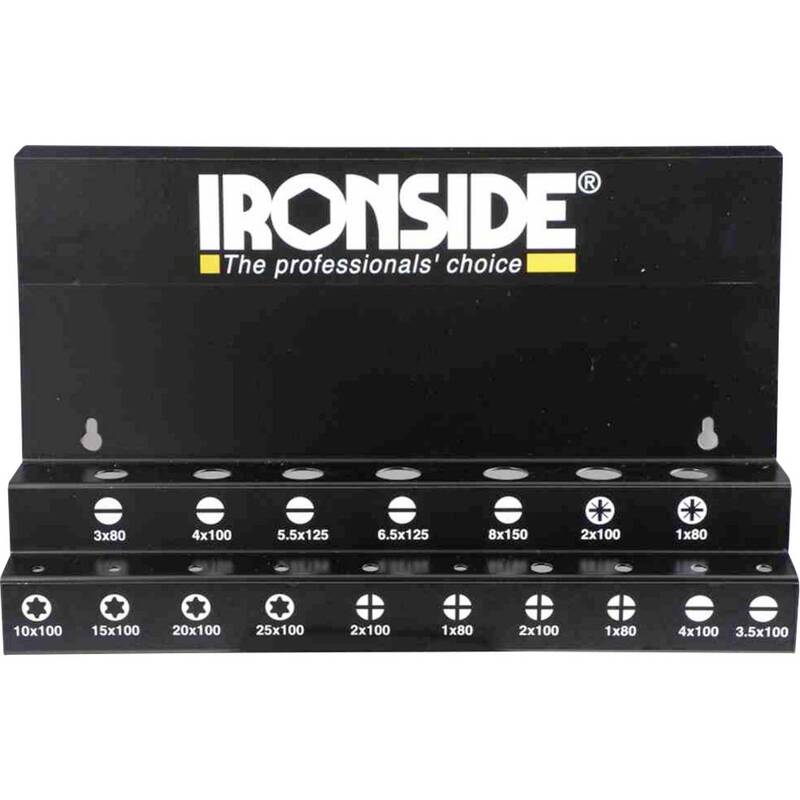 IRONSIDE Schraubendreher Set Metallständer VDE PH PZ SL TX Hex 17-teilig - 3394661205551