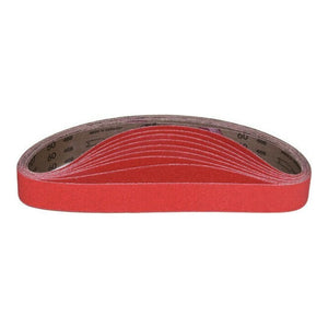 B-Ware VSM Schleifband Band Schleifmittel Keramikkorn 330mm 10mm 120 Stahl Titan NE
