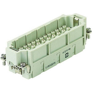 B-Ware HARTING Stifteinsatz Einsatz Crimp Kieselgrau Polycarbonat 46 Polig 09320463001
