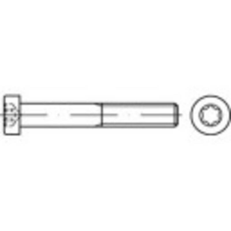 Toolcraft Zylinderschraube M4 T-Profil DIN 7984 Stahl galvanisch verzinkt 500 St - 4053199261284