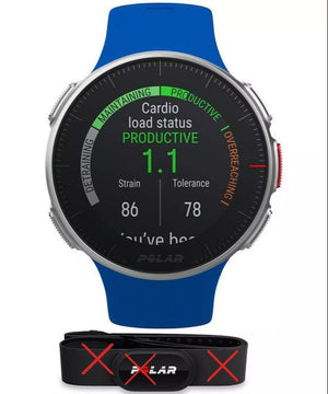 B-Ware POLAR Vantage V Uhr Multifunktionsuhr Tracker Bundle mit Brustgurt H10 Größe M L