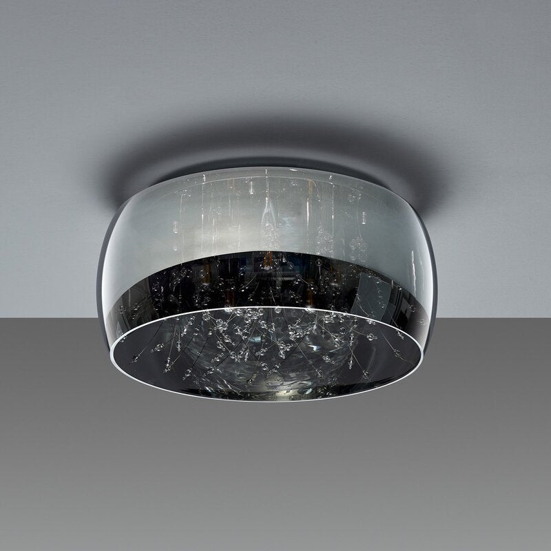 Trio Lighting Deckenlampe Crystel Deckenlampe Lampe aus Glas chrom Ø 50 cm E14 - 4017807541700