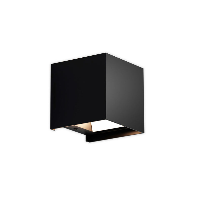 Wandleuchte Zuza 2 schwarz LED Wandlampe dimmbar Metall 10cm G9 vier Flügel - 5903148518732