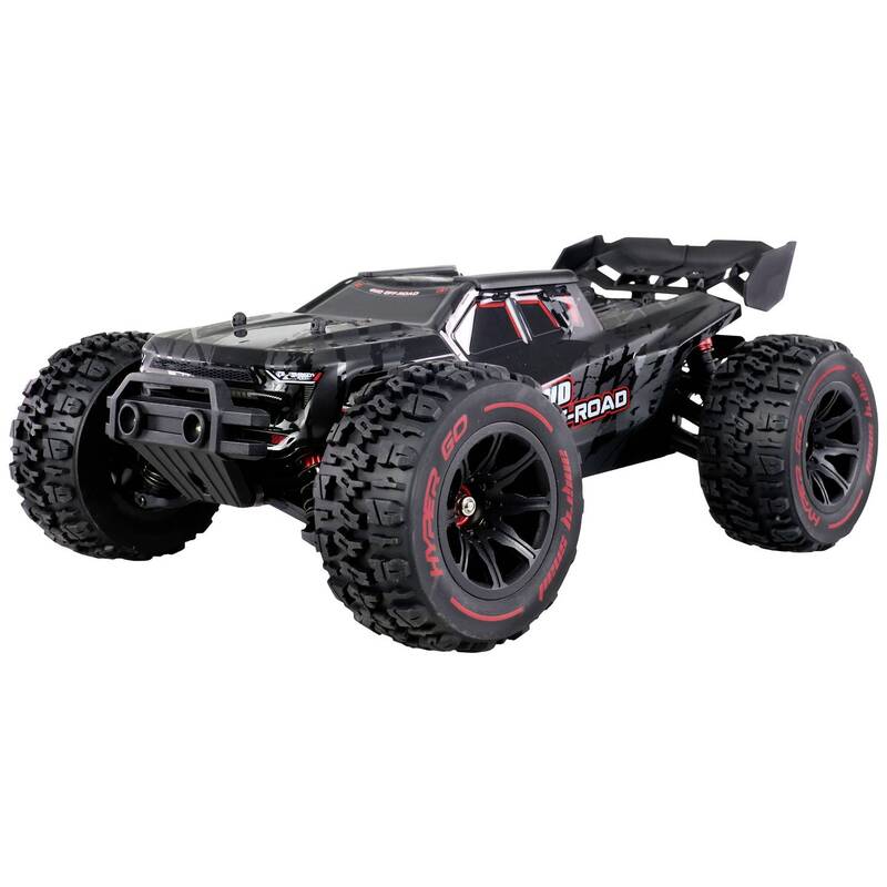 Amewi Hyper GO 1:14 RC Truggy Brushless 4WD 55km/h RtR Schwarz Gold Monstertruck - 4262408972990