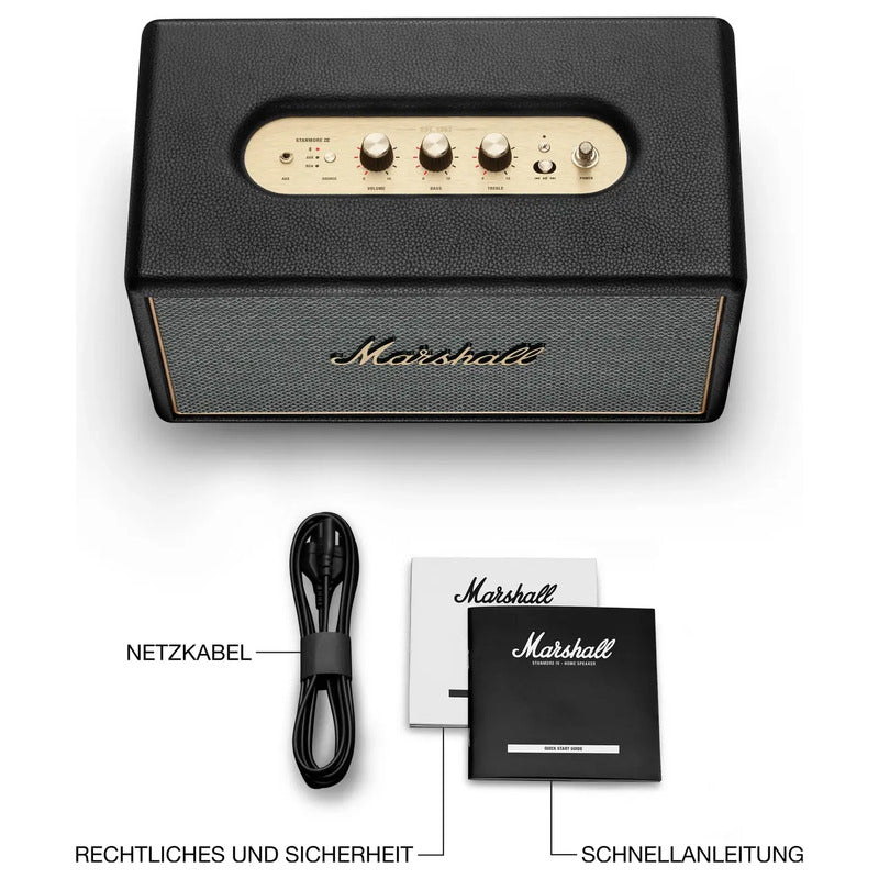 Marshall Standlautsprecher Box Schwarz 80W 20kHz Lautsprecher Musikbox 1 St. - 7340055416900