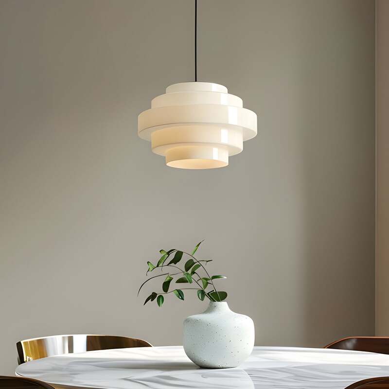 Filo Hängeleuchte Pendelleuchte Lampe weiß Glas Ø 28 cm 1-flammig Metall - 5904798660345