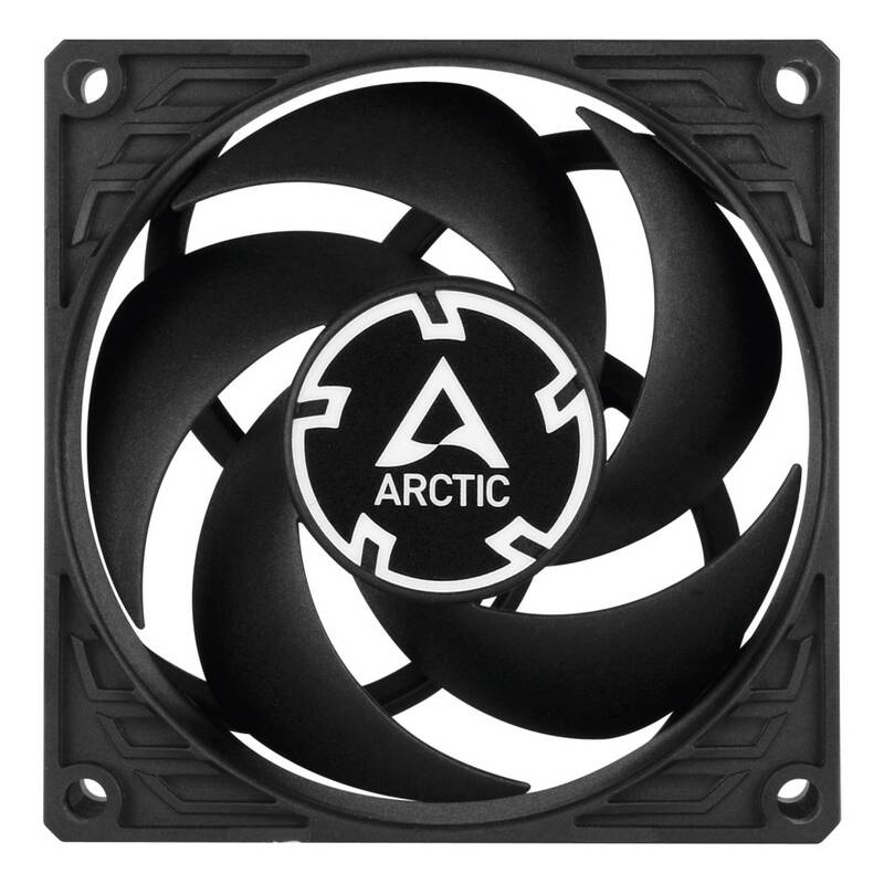 ARCTIC Lüfter Ventilator P8 Gehäuselüfter 80x80x25 schwarz Extrakühlung 10 STÜCK - 4895213701990