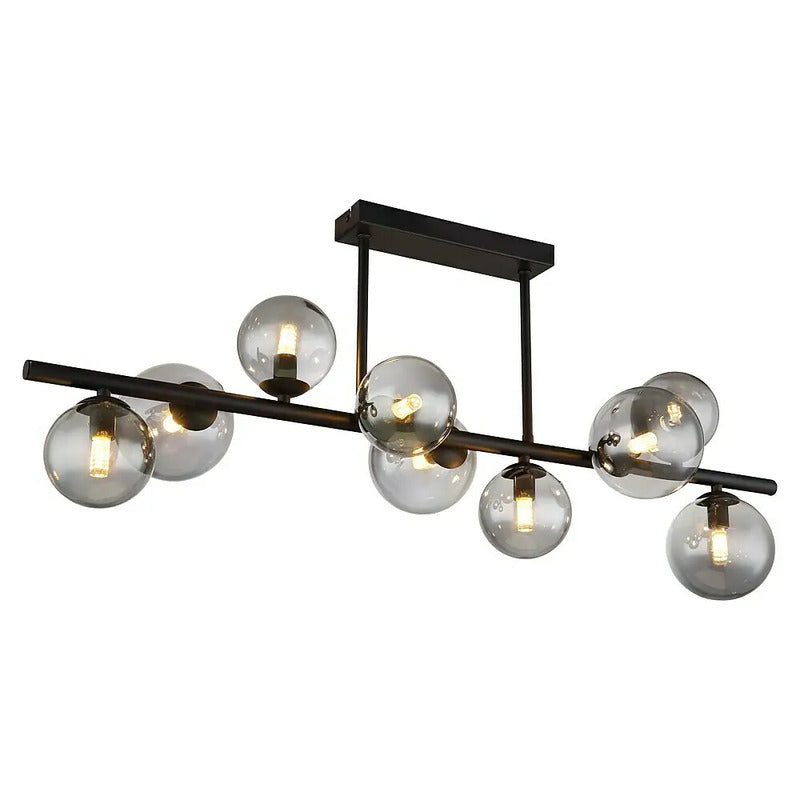 Globo Deckenleuchte Deckenlampe Riha LED Lampe Leuchte warmweiß schwarz 87x28cm - 9007371393039
