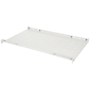 B-Ware Intellinet 19" Fixed Shelf (adjustable) 1U 750mm Shelf Depth 750 to 950mm Adjustable Rail Depth Max 20kg Grey Lifetime Warranty