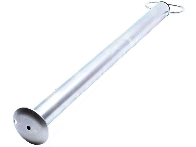 Stema Abstellstützen Abstellstützen-Set 150kg belastbar silber-schwarz 2er Set - 4024187213028