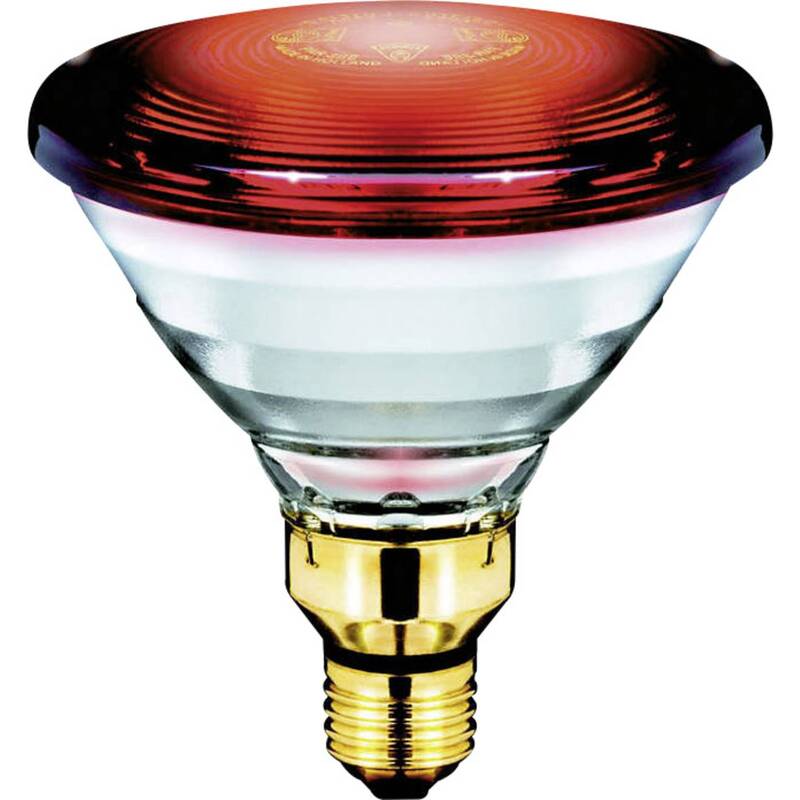 Philips Infrarotlampe E27 150W Heizgerät Wärmebehandlung Dimmbar klar 230V - 8711500128874