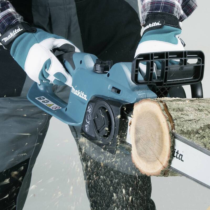 Makita Elektro-Kettensäge 35cm 1800W 14,5m/s werkzeugloser Kettenwechsel - 88381657884