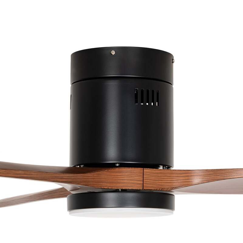 Lucande Deckenventilator Brinia Holz Ø132cm CCT Ventilator Fernbedienung Leuchte - 4255830910784