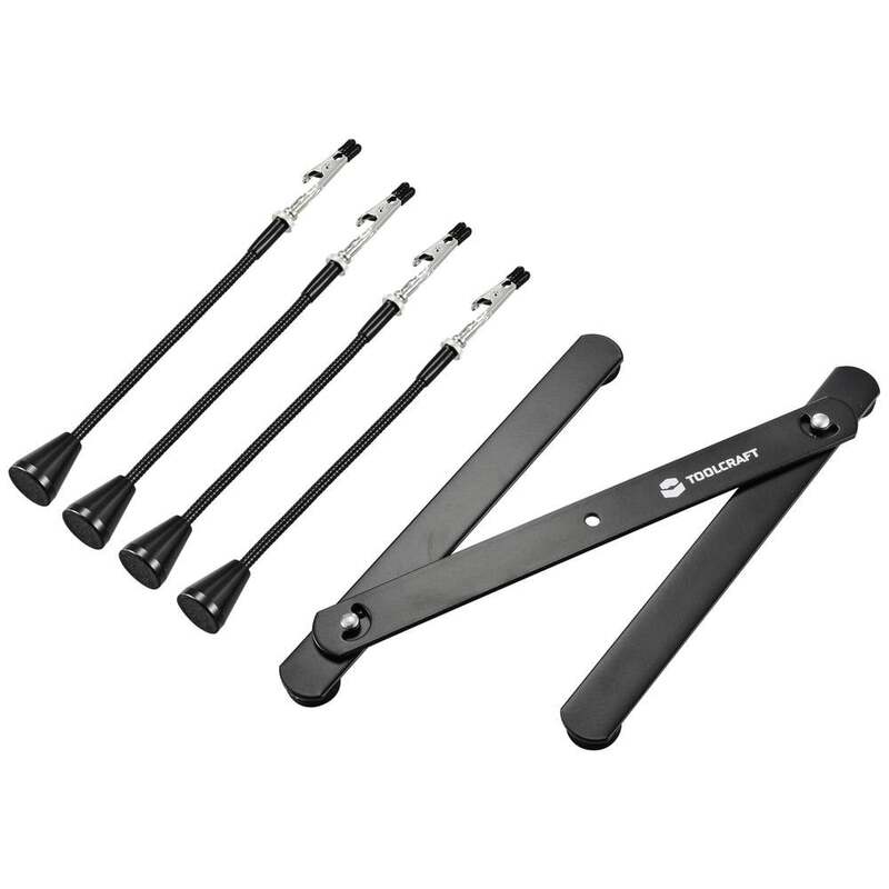 TOOLCRAFT AT-400 Dritte Hand 270x235x365 mm Löttechnik Löt-Zubehör Lötwerkzeug - 4064161312149