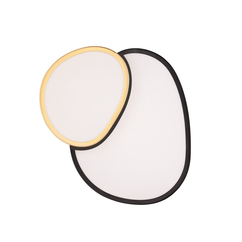 Rise Deckenlampe Deckenleuchte LED CCT dimmbar schwarz gold Metall Kunststoff - 4017807600599