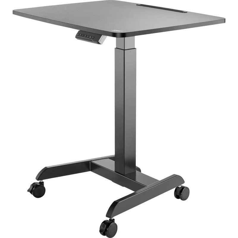 SpeaKa Professional Stehtisch höhenverstellbar 78-128cm schwarz 80x60cm stabil - 4064161199115