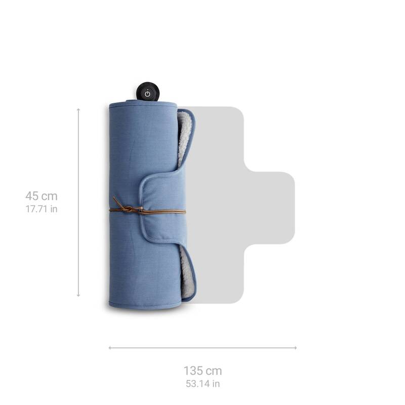 Medisana Wärmedecke Decke Outdoor USB blau 1350mm x 450mm 3 Stufen 5V - 4015588602825
