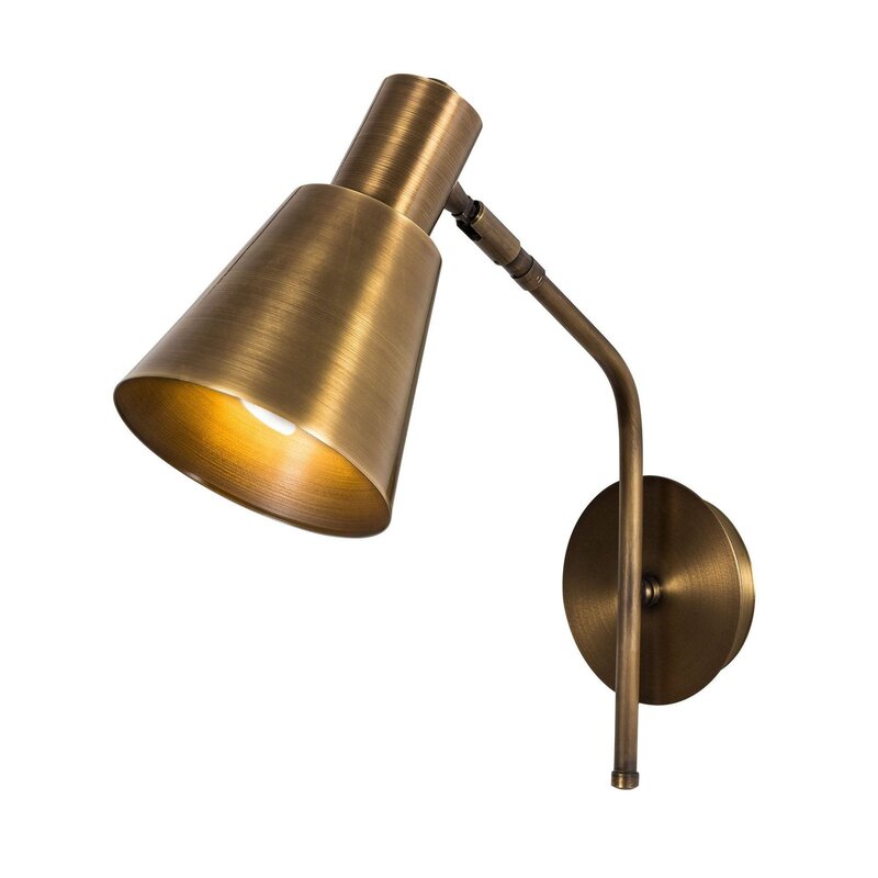 Wandleuchte Sivani MR-663 gold antik Metall Ø 15 cm Wandlampe Lampe Leuchte Spot - 8681875638714