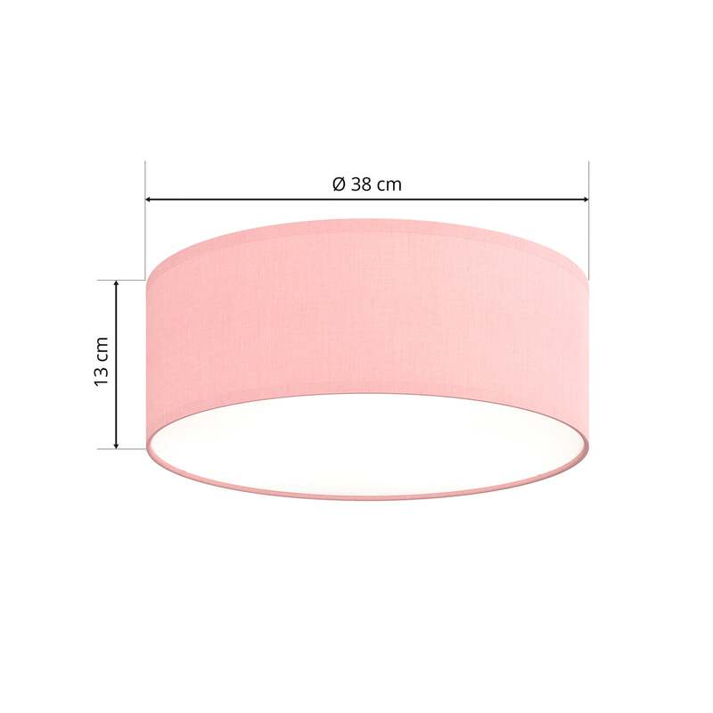 TK-Lighting Deckenleuchte Rondo Kids LED Lampe Leuchte dimmbar pink Ø38cm 13cm - 5901780532284
