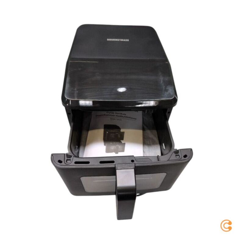GourmetMaxx Heißluft-Fritteuse 10 l 2400 W Antihaft Cool-Touch digitaler Timer - 4067522090816