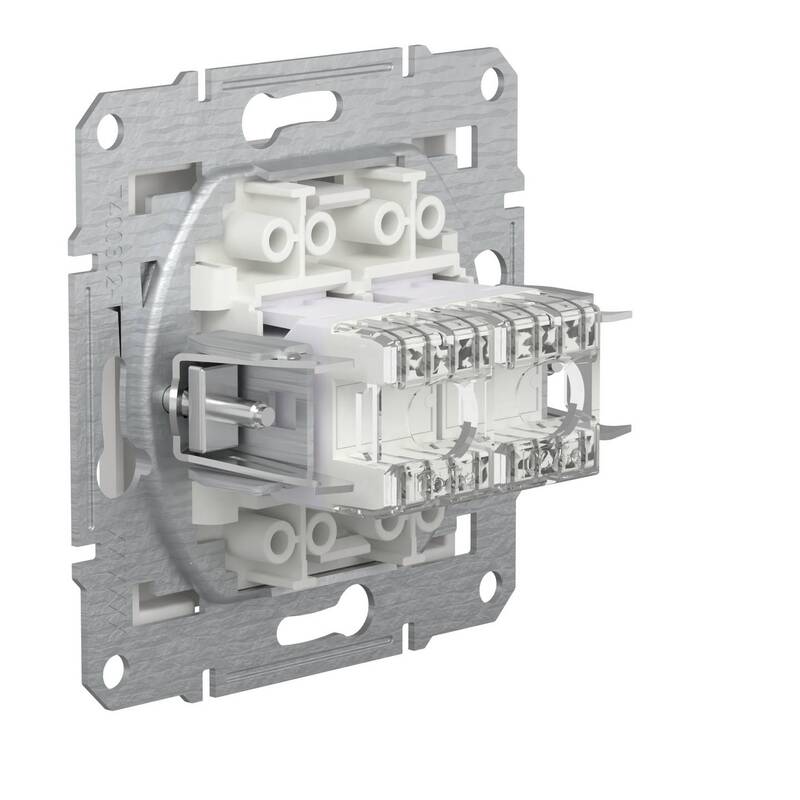 Schneider Electric RJ45-Datendose Asfora EPH4870121D Weiß RAL 9003 250V 10A - 3606486875797