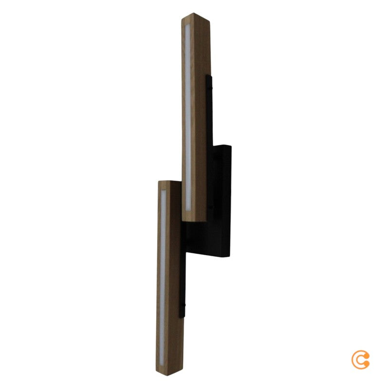 Deko-LED Deckenlampe Deckenlampe Lampe Leuchte Madera aus Eichenholz 2-flammig - 4042943169617