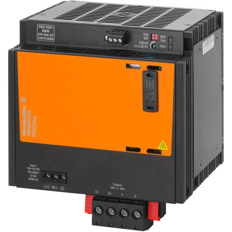Weidmüller 2467010000 Schaltnetzgerät 24 V/DC 40 A 960 W Hutschienen-Netzteil - 4050118481914