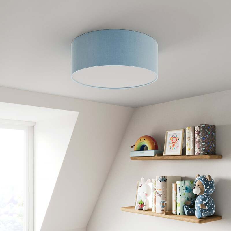 Euluna Deckenlampe Rondo Kids Hängelampe Deckenlicht Lampe Ø 38 cm E27 blau17 - 5901780532291
