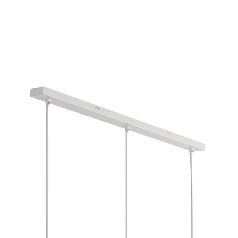 Lindby Hängeleuchte Pendelleuchte Aralena weiß 3-flammig E27 LED Länge 92 cm - 4251911786224