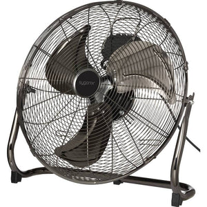 B-Ware Sygonix Bodenventilator 120 W 540 mm 3 Geschwindigkeitsstufen Schwarz