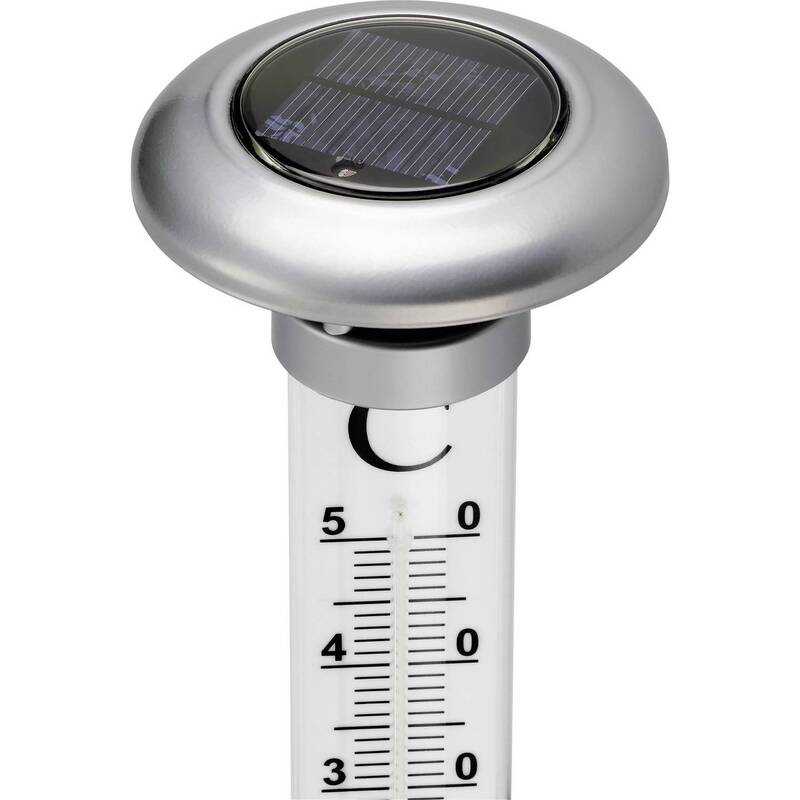 TFA Dostmann Solino Solar-Garten-Thermometer Außenthermometer Thermometer Solar - 4009816017369
