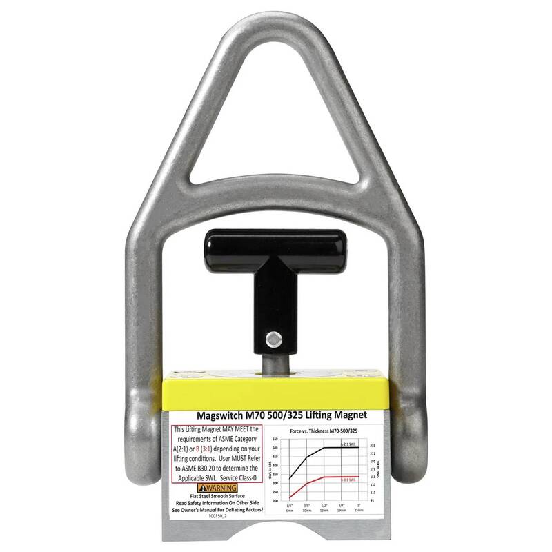 Magswitch Hubmagnet MLAY1000 Magnetheber 1000lbs Haltekraft 333lbs Magnet - 0878628000531