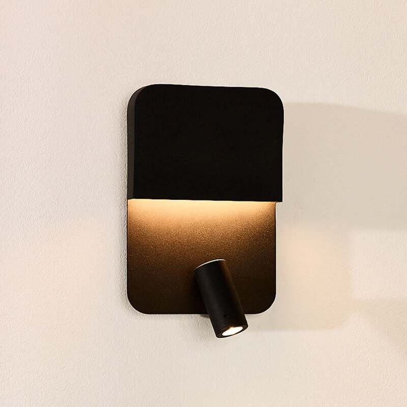 Lucide LED-Wandleuchte Boxer Wandleuchte schwarz Wandlicht Bilderleuchte Spot - 5411212791535