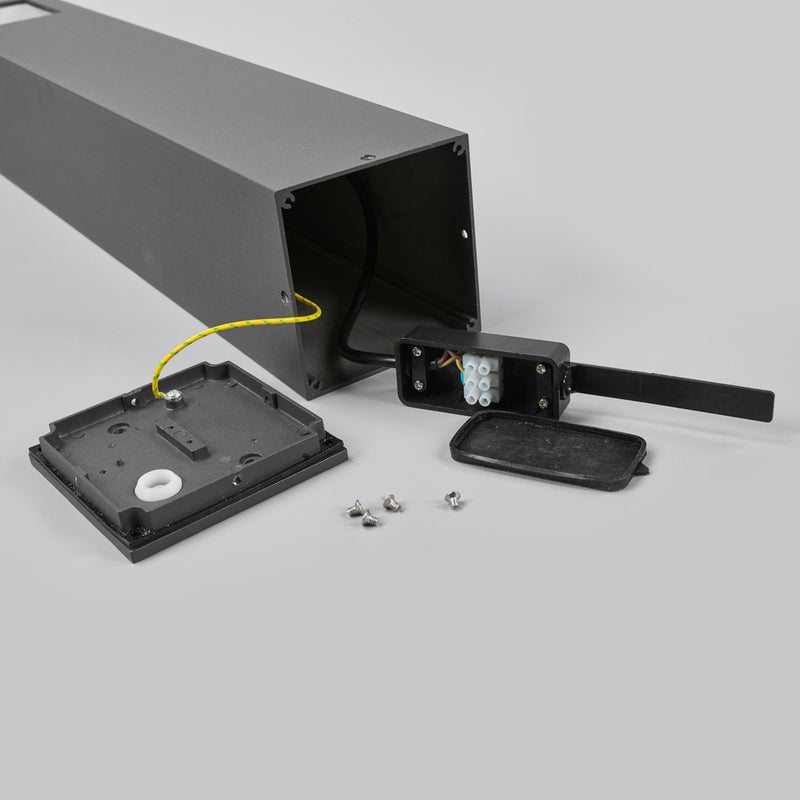 Lucande Wegeleuchte Gartenleuchte Nicola LED Pollerleuchte anthrazit 65cm IP54 - 6291105701945