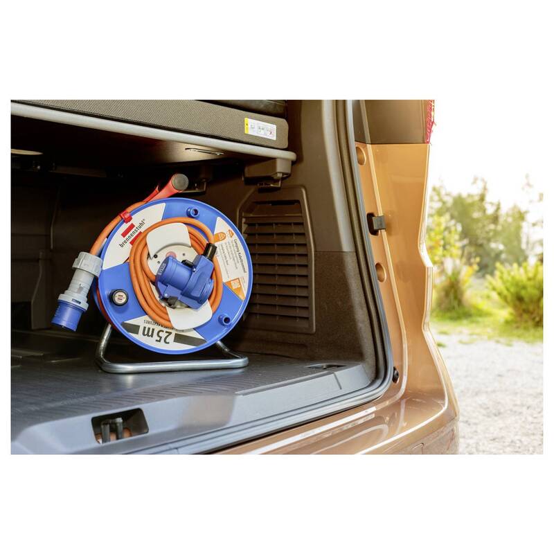 Brennenstuhl Camping-Kabeltrommel 25m CEE-Stecker 16A 3polig orange IP44 6,68kg - 4007123700172