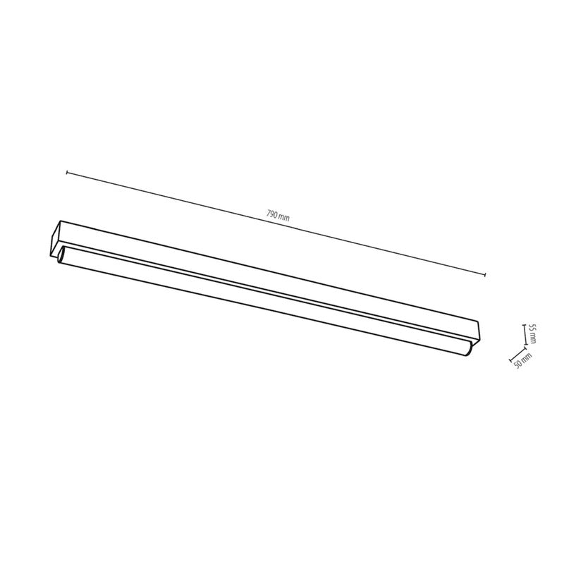 Envostar Mirror LED-Wandleuchte Wandleuchte Wandlampe Leuchte Lampe eckig 79 cm - 4251911720952