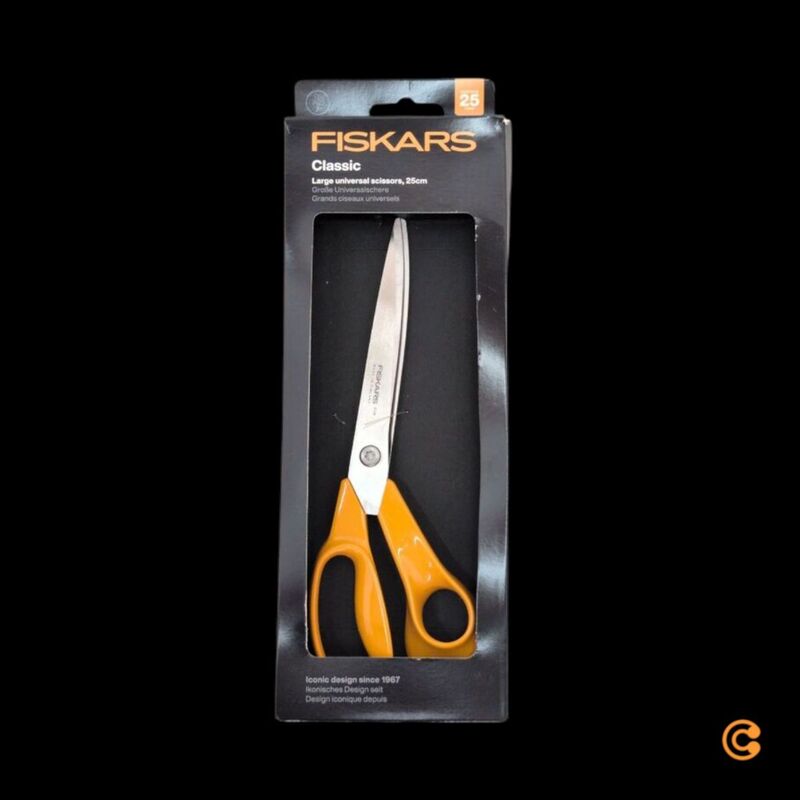 Fiskars Universalschere Schere 250mm Qualitätsstahl ergonomisch orange für - 6424002019558